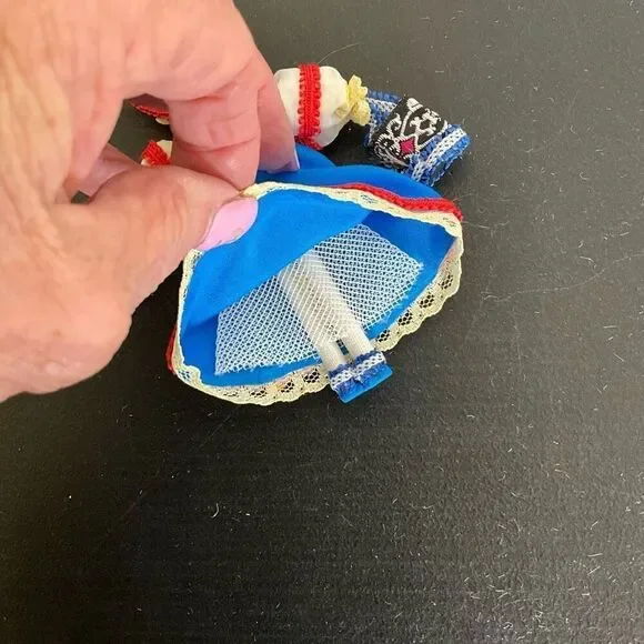 Vintage Russian Nesting Doll Matryoshka Wooden Hand Painted 5" Tall Christmas - Picture 9 of 9